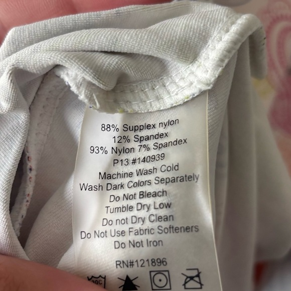 Title Nine Colorful Paisley Cowl Neck Short Sleeve Mini Athletic Dress Golf - Picture 8 of 8